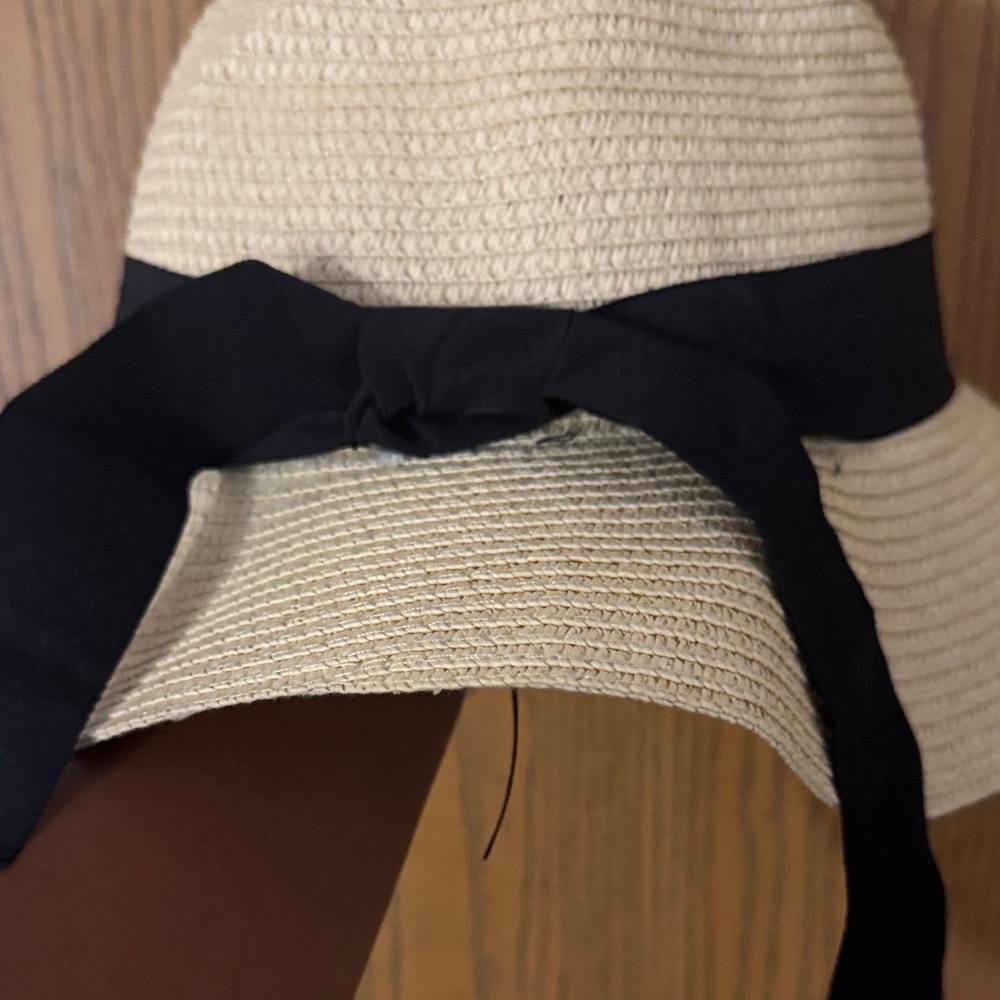 Chic Tan and Black Women's Sun Hat